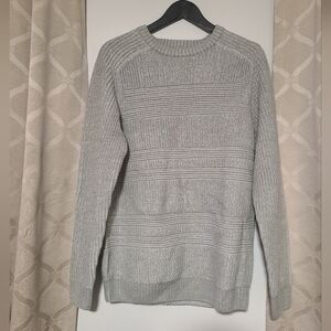 Produkt Gray Textured Knit Sweater Mens Size Large